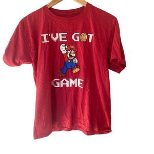 Super Mario Large Kids short sleeve tshirt I’ve got game